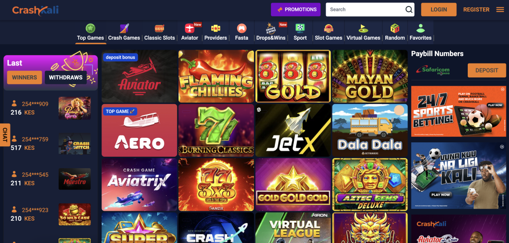 CrashKali Homepage Image