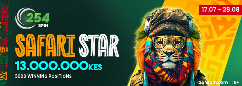Safari Star Tournament at 254spin Image in Afrika Bet