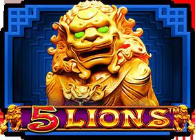 5 Lions Slot Image