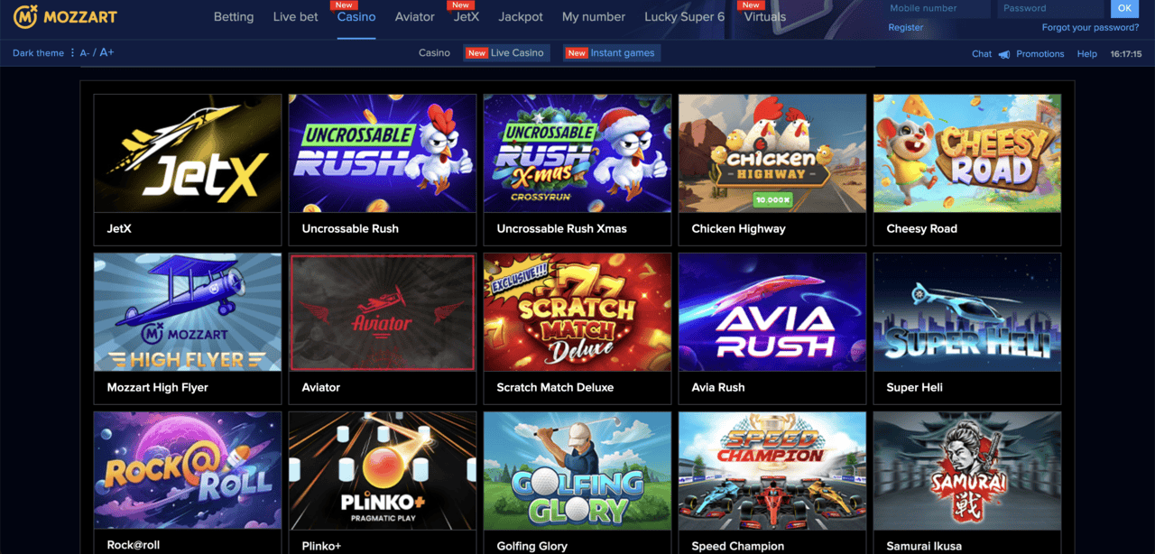 Mozzart Kenya Casino Slots Image