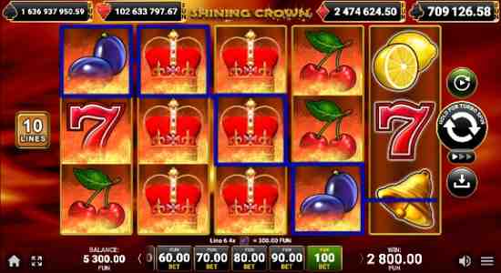 Shining Crown Slot Amusnet