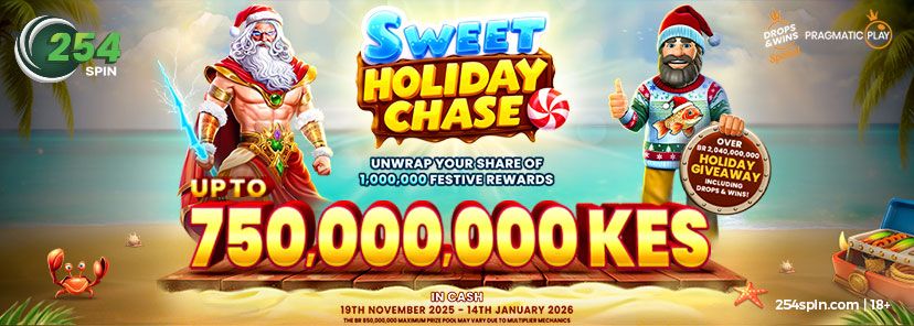 Sweet Holiday Chase Tournament in 254Spin Kenya Image