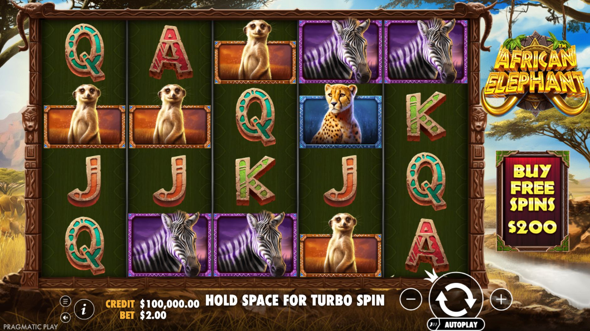 African Elephant Slot Image - Play Free Demo