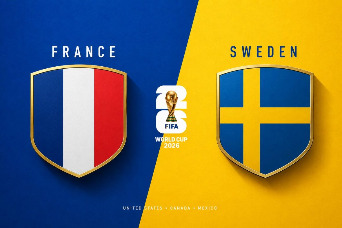 France vs Sweden FIFA World Cup 2026 match preview with national flags – Afrika Bet
