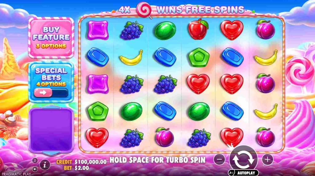 Sweet Bonanza 2500 Slot Features