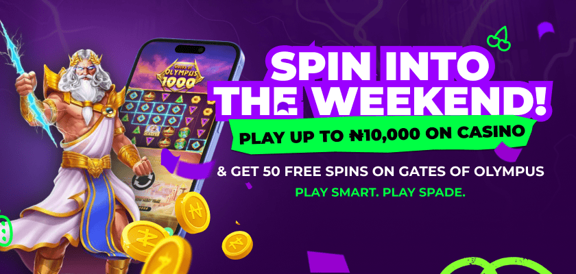 Get 50 free spins spade ng