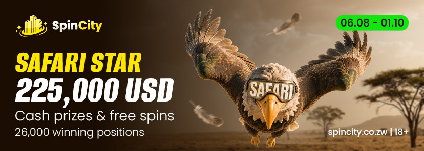 Safari Star Tournament - SpinCity Zimbabwe